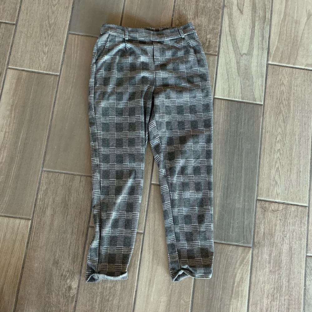 Plaid trousers pant